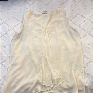 Chico's Cream Asymmetrical Camisole Blouse